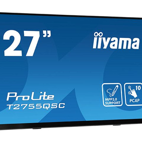iiyama ProLite T2755QSC-B1 computer monitor 68.6 cm (27") 2560 x 1440 pixels Full HD LCD Touchscreen Black