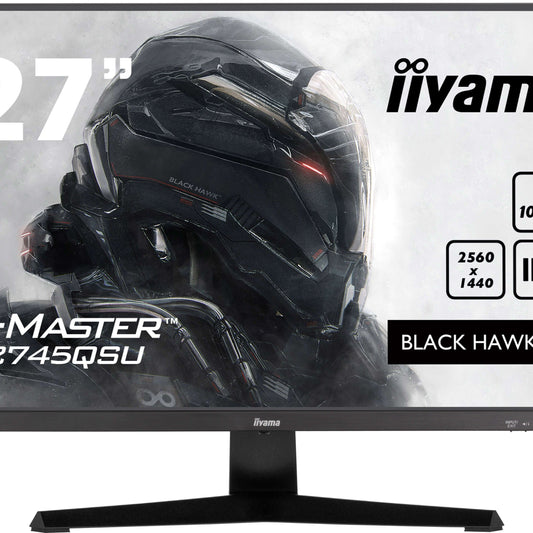 iiyama G-MASTER G2745QSU-B2 computer monitor 68.6 cm (27") 2560 x 1440 pixels Wide Quad HD LED Black