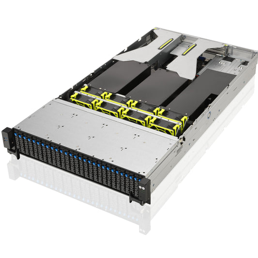 ASUS RS520A-E11-RS24U Socket SP3 Rack (2U) Black, Silver