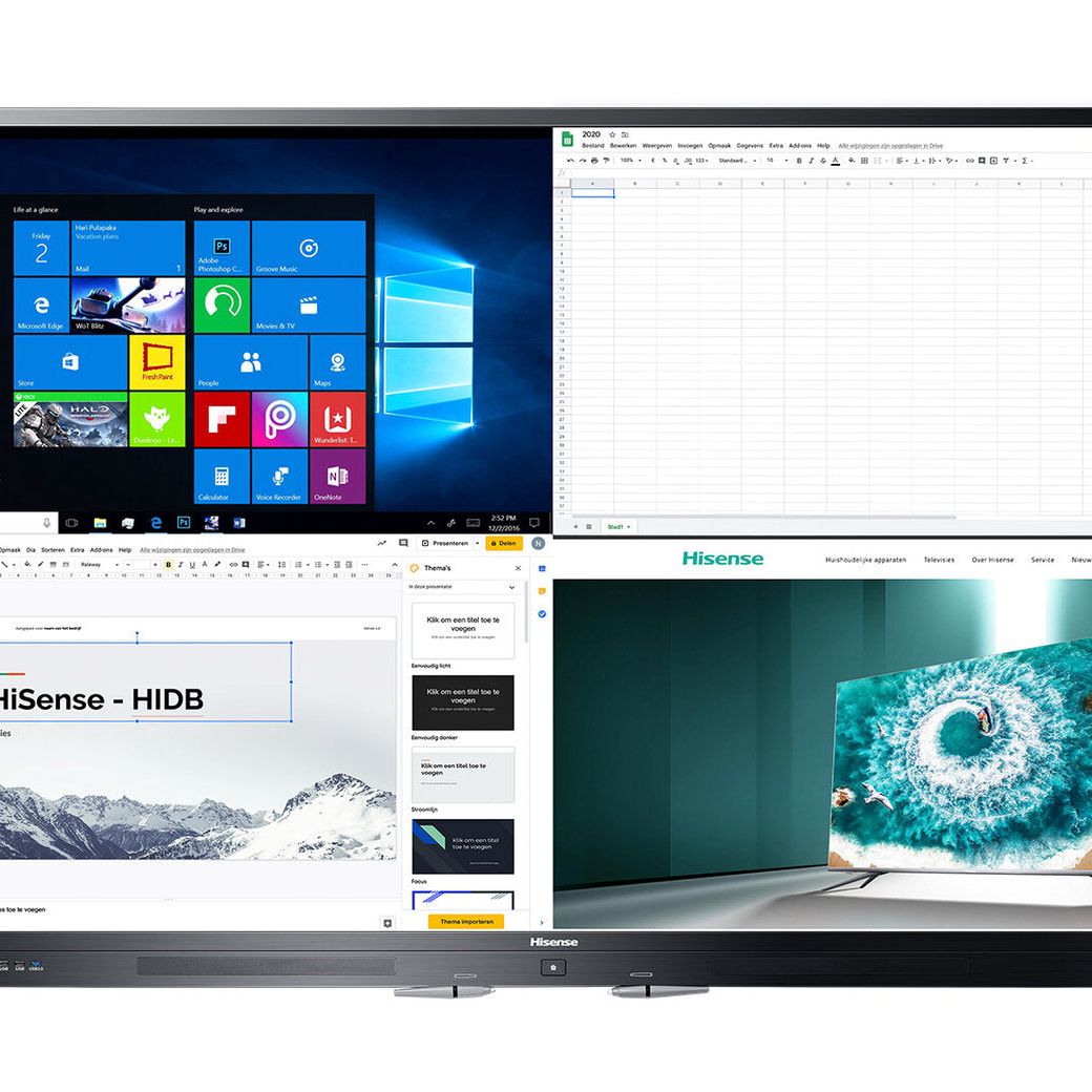 Hisense 65WR60AE 65" GoBoard Interactive 4K UHD Display with Wi-Fi and Android 8.0