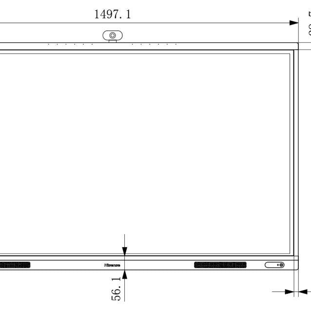 Hisense 65WR6BE 65” Advanced 4K Interactive Touchscreen Display (with optional plug-in camera)