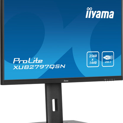 iiyama ProLite XUB2797QSN-B2 computer monitor 68.6 cm (27") 2560 x 1440 pixels 2K Ultra HD LED Black