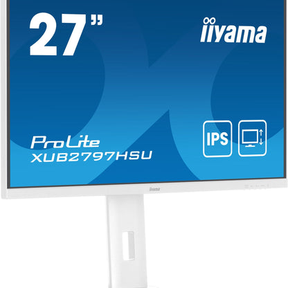 iiyama ProLite XUB2797HSU-W2 computer monitor 68.6 cm (27") 1920 x 1080 pixels Full HD LED White