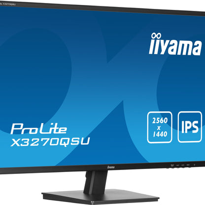 iiyama ProLite X3270QSU-B1 computer monitor 81.3 cm (32") 2560 x 1440 pixels Wide Quad HD LED Black