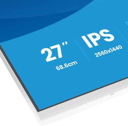 iiyama ProLite XB2797QSU-W1 computer monitor 68.6 cm (27") 2560 x 1440 pixels Quad HD LED White