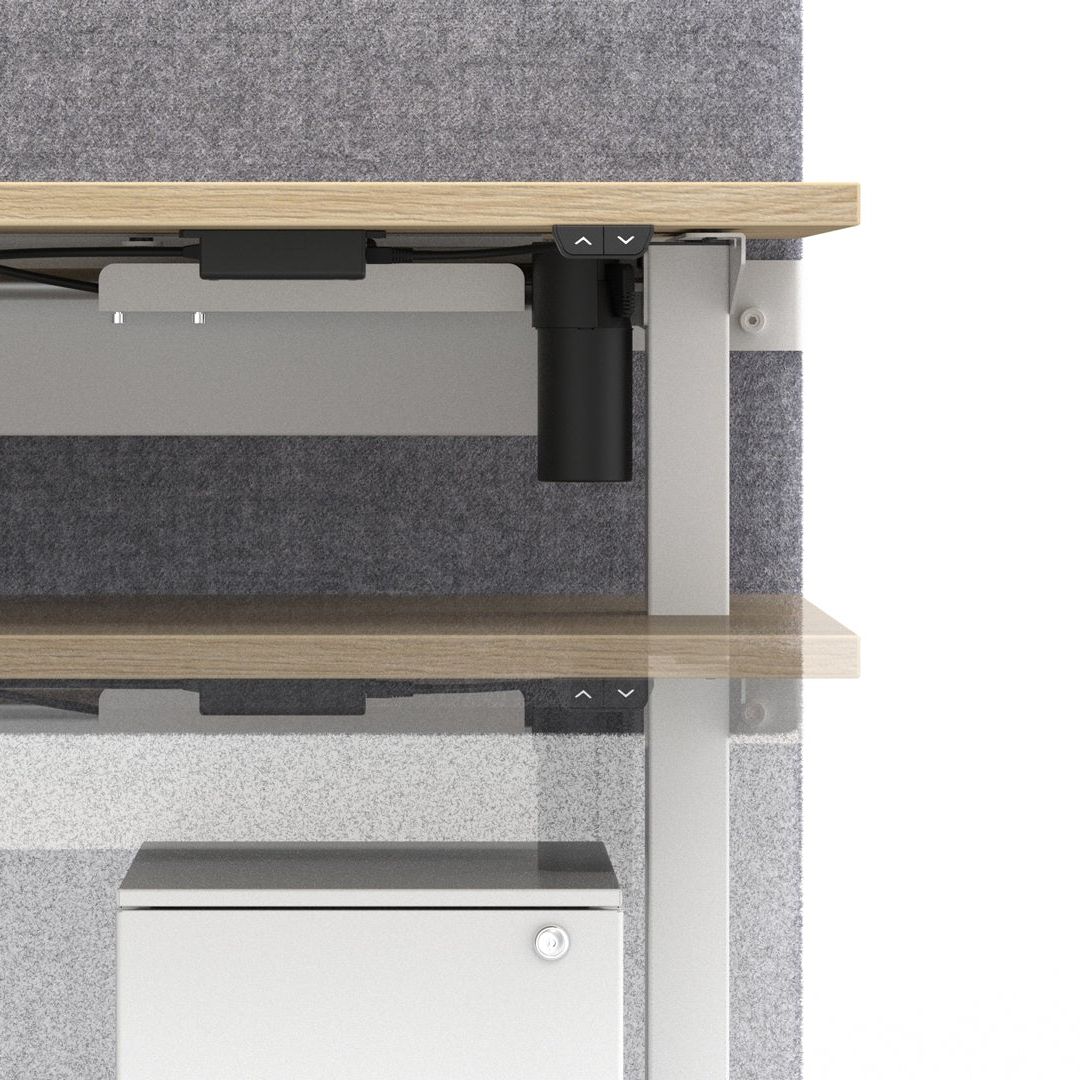 Formetiq HAFD121-S Alto 1 Back-to-Back Height Adjustable Desk Frame