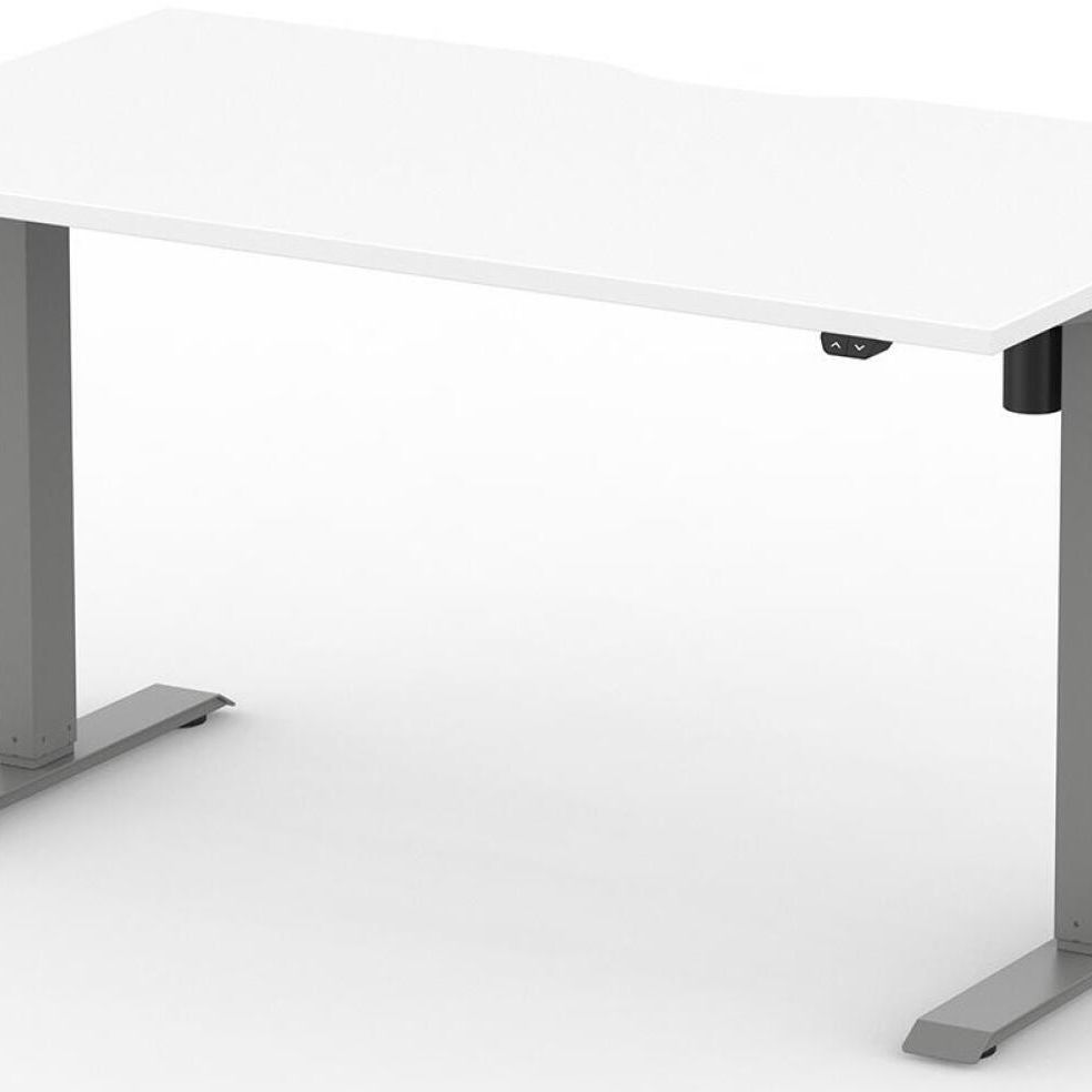 Formetiq B/H1S48S Alto 1 Single Height Adjustable Desk with Scoop - (w) 1400 x (d) 800mm