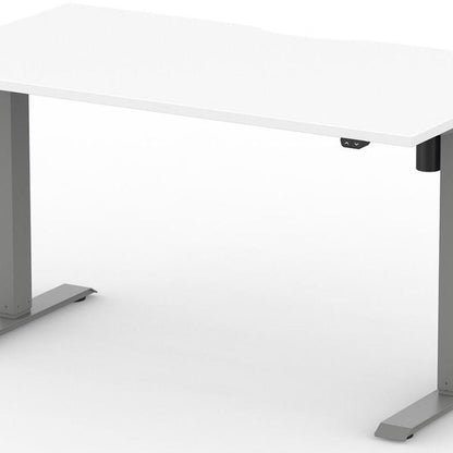 Formetiq B/H1S48S Alto 1 Single Height Adjustable Desk with Scoop - (w) 1400 x (d) 800mm