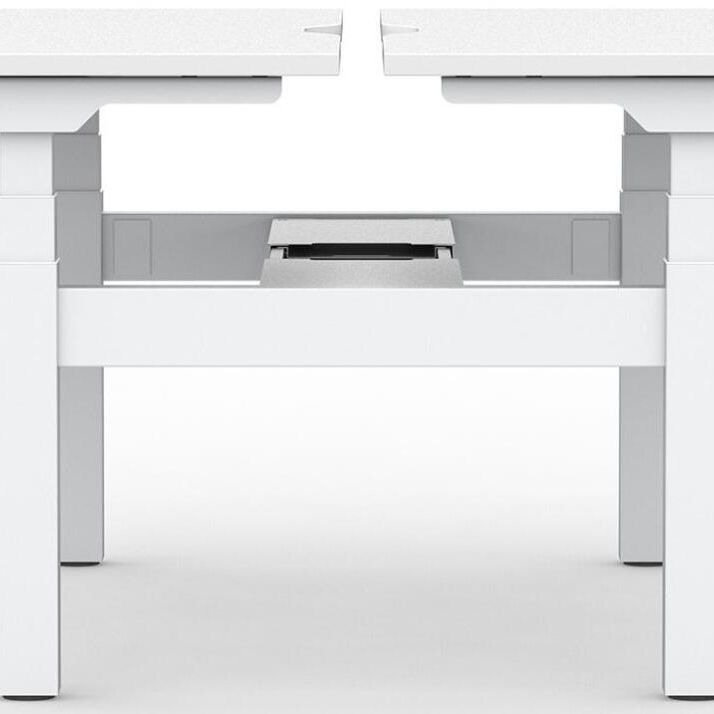 Formetiq B/H2B68S Alto 2 Back-To-Back Height Adjustable Desk with Scoop - (w) 1600 x (d) 800mm
