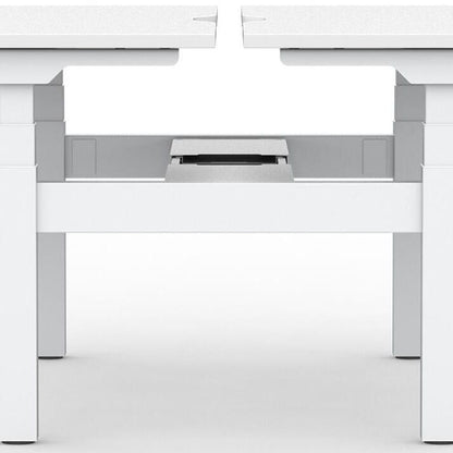 Formetiq B/H2B68S Alto 2 Back-To-Back Height Adjustable Desk with Scoop - (w) 1600 x (d) 800mm