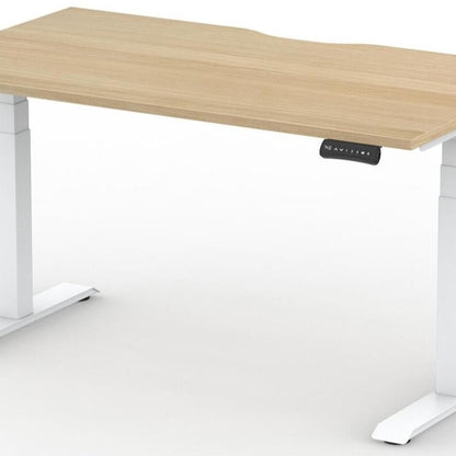 Formetiq B/H2S47S Alto 2 Single Height Adjustable Desk with Scoop - (w) 1400 x (d) 700mm