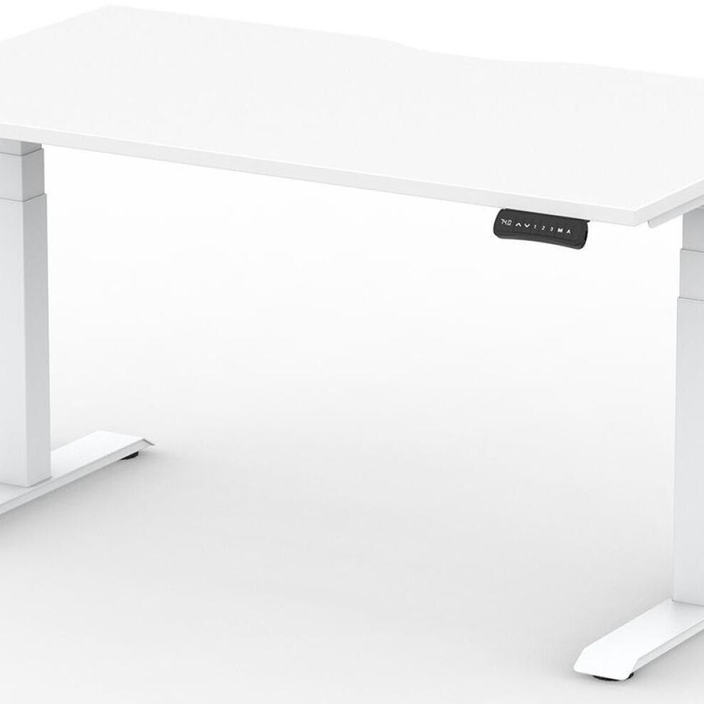 Formetiq B/H2S47S Alto 2 Single Height Adjustable Desk with Scoop - (w) 1400 x (d) 700mm