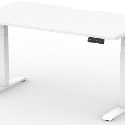Formetiq B/H2S47S Alto 2 Single Height Adjustable Desk with Scoop - (w) 1400 x (d) 700mm