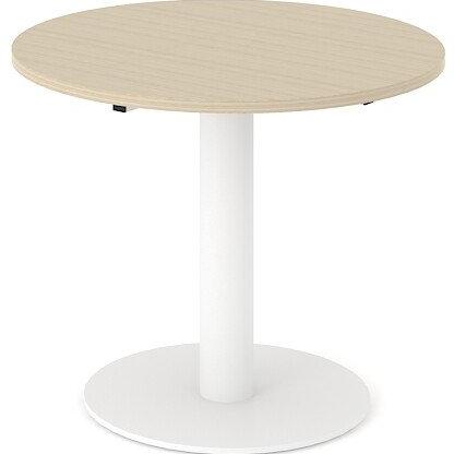 Narbutas COM090-D2E Narbutas Round Table with White Metal Base