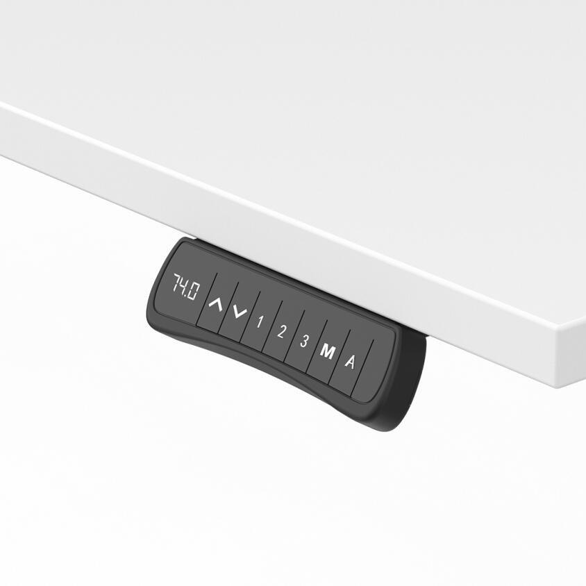 Formetiq B/H2S47S Alto 2 Single Height Adjustable Desk with Scoop - (w) 1400 x (d) 700mm