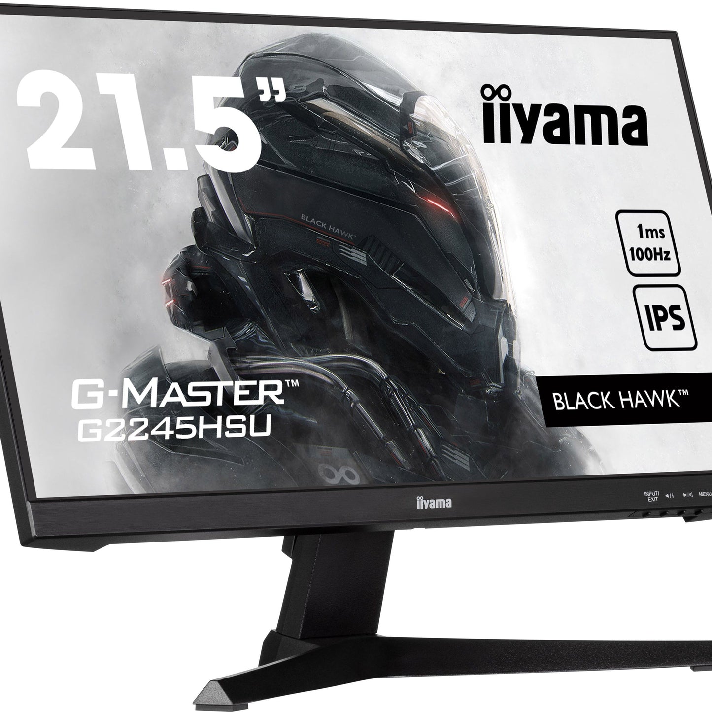iiyama G-Master G2245HSU-B1 21.5" IPS panel technology, a 100Hz refresh rate, and an ultra-swift 1ms MPRT response time.