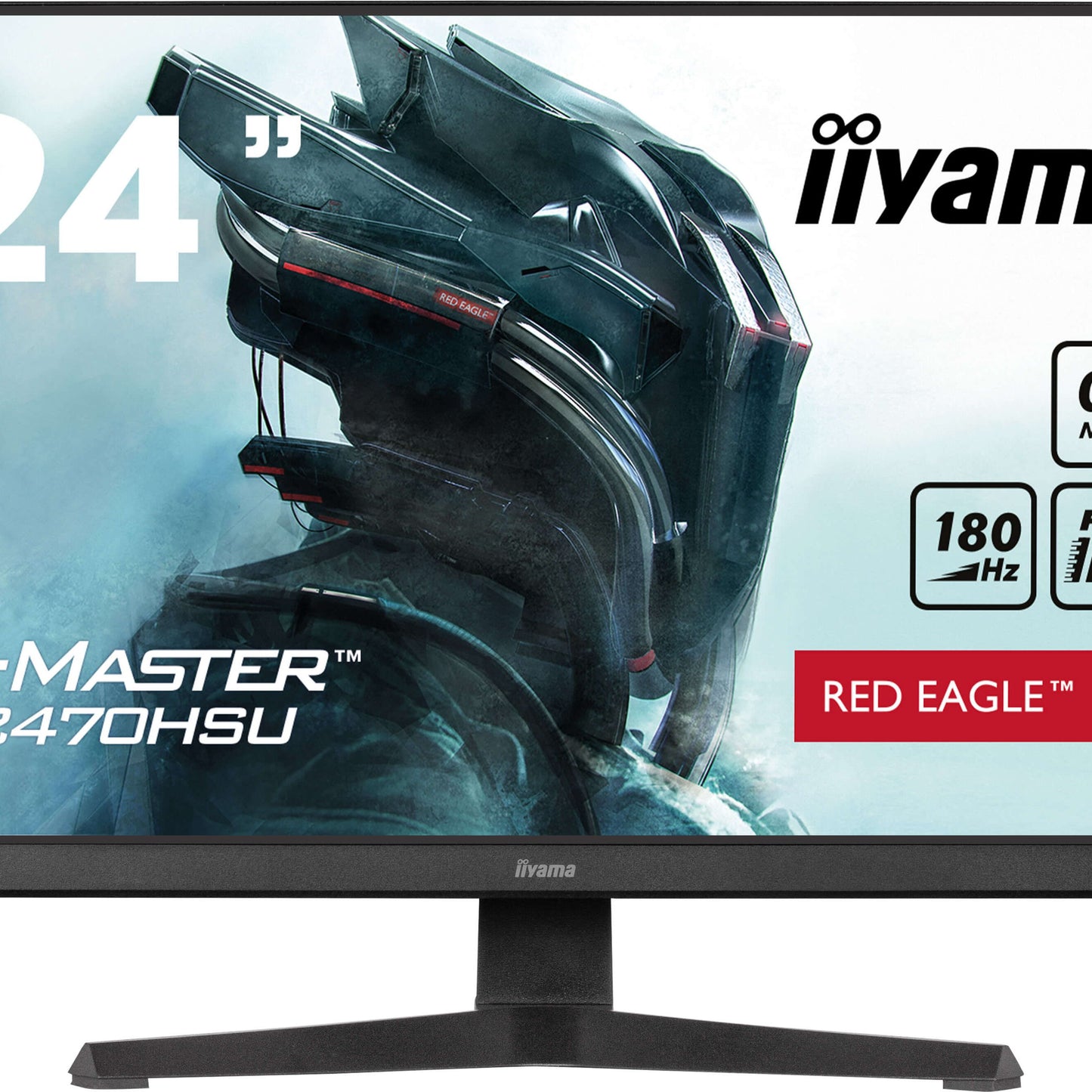 iiyama G-Master G2470HSU-B6 Red Eagle 24" Fast IPS 0.2ms 180Hz Gaming Monitor
