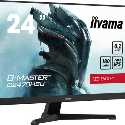 iiyama G-Master G2470HSU-B6 Red Eagle 24" Fast IPS 0.2ms 180Hz Gaming Monitor