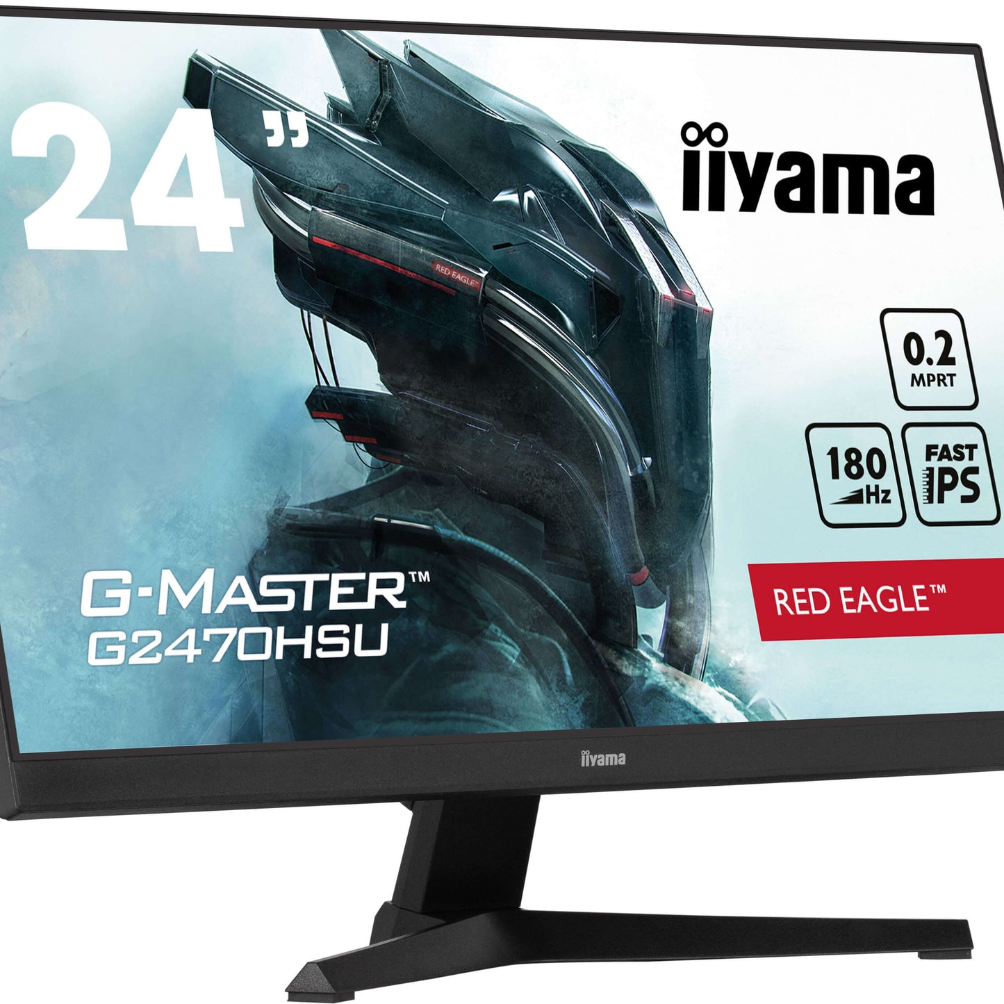 iiyama G-Master G2470HSU-B6 Red Eagle 24" Fast IPS 0.2ms 180Hz Gaming Monitor