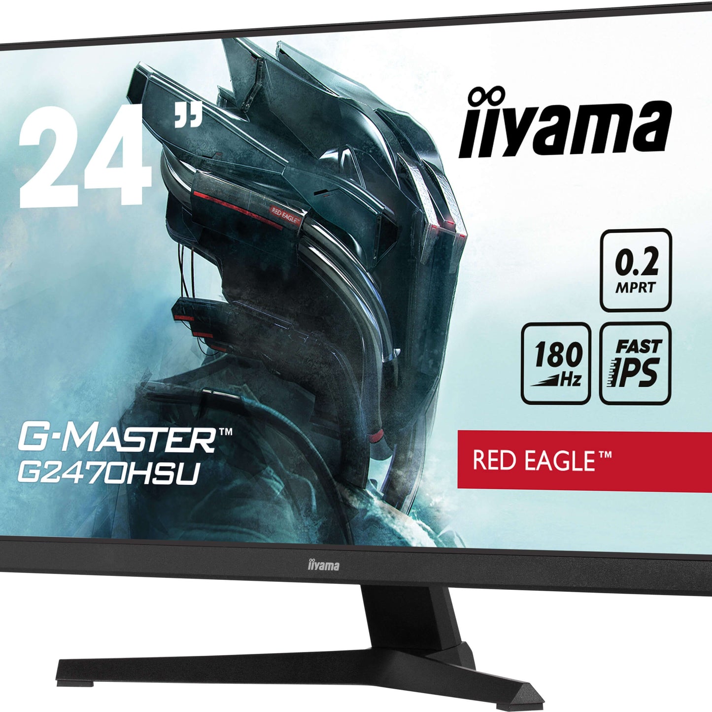 iiyama G-Master G2470HSU-B6 Red Eagle 24" Fast IPS 0.2ms 180Hz Gaming Monitor