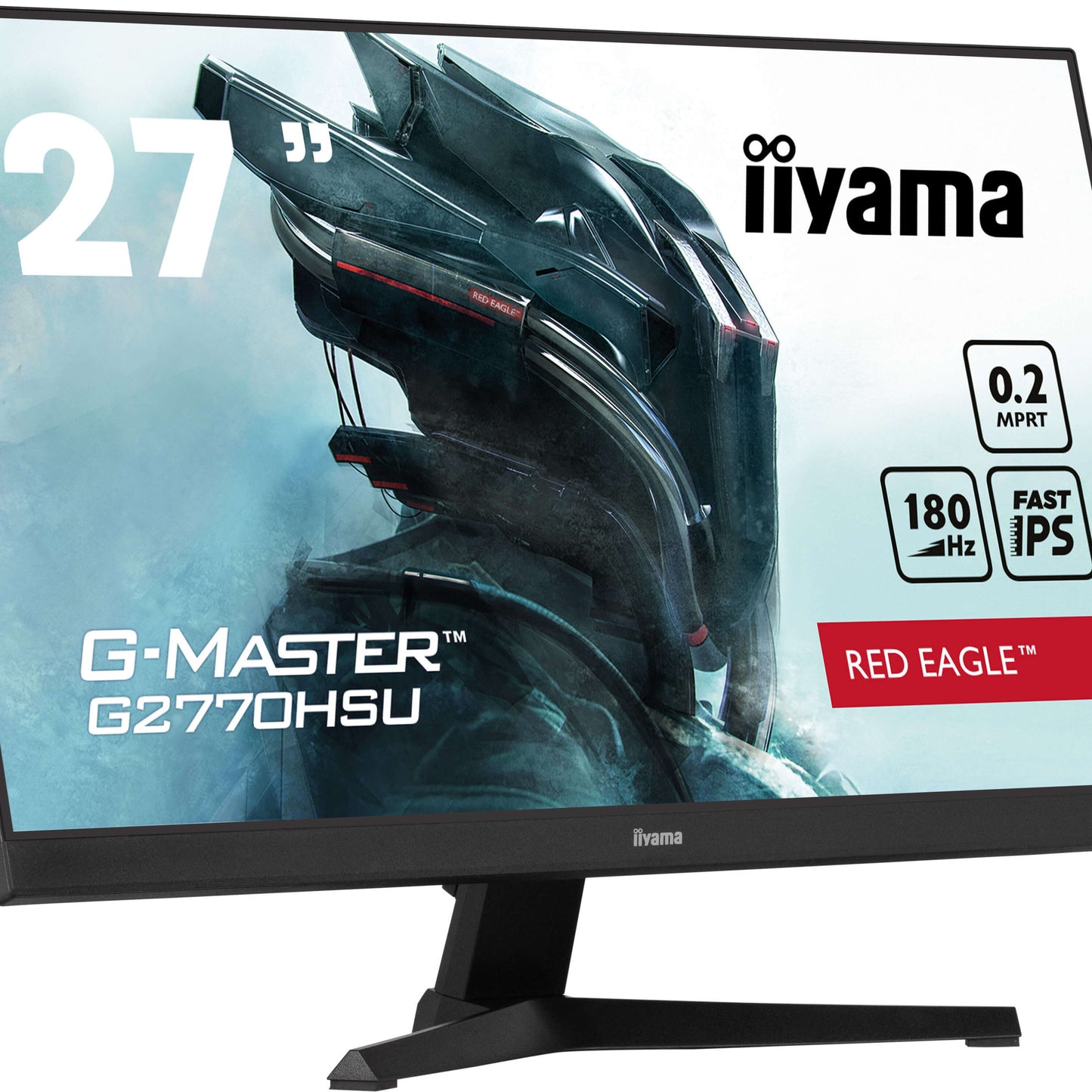 iiyama G-Master G2770HSU-B6 27" Red Eagle Fast IPS 0.2ms Gaming Monitor