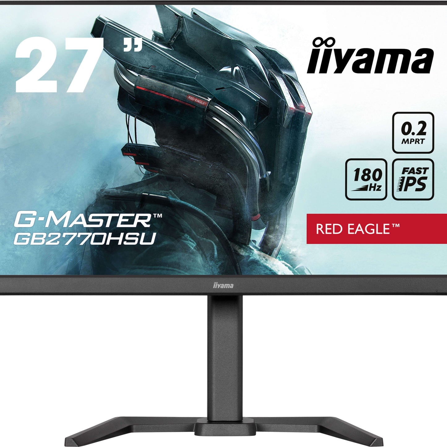 iiyama G-Master GB2770HSU-B6 Red Eagle 27" Fast IPS 0.2ms 180Hz Gaming Monitor