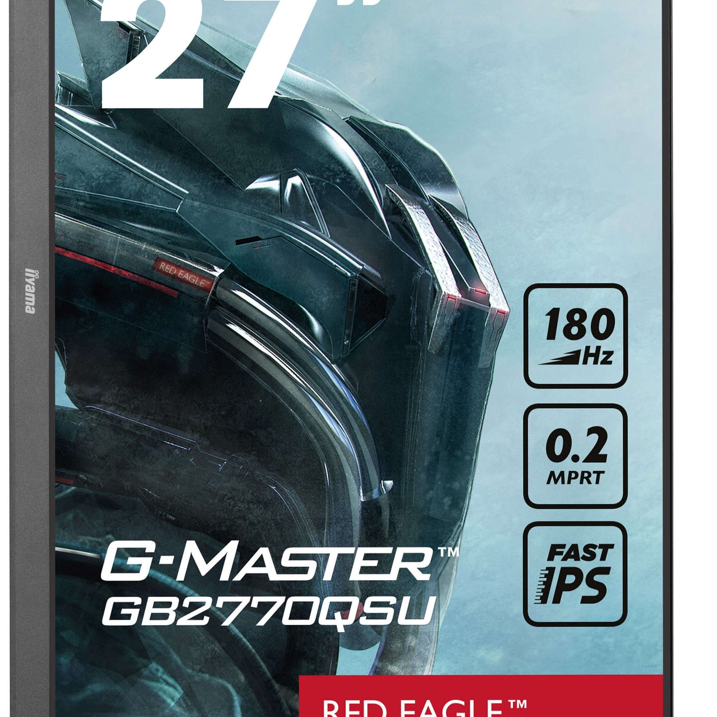 iiyama G-Master GB2770QSU-B6 27" Red Eagle Fast-IPS 0.2ms Gaming Monitor