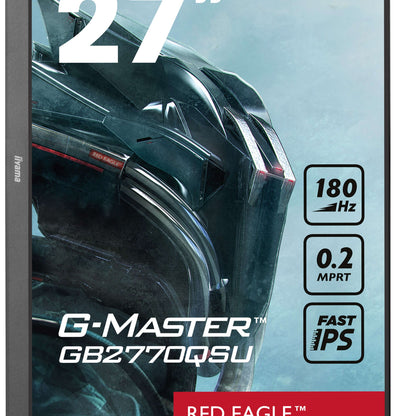 iiyama G-Master GB2770QSU-B6 27" Red Eagle Fast-IPS 0.2ms Gaming Monitor