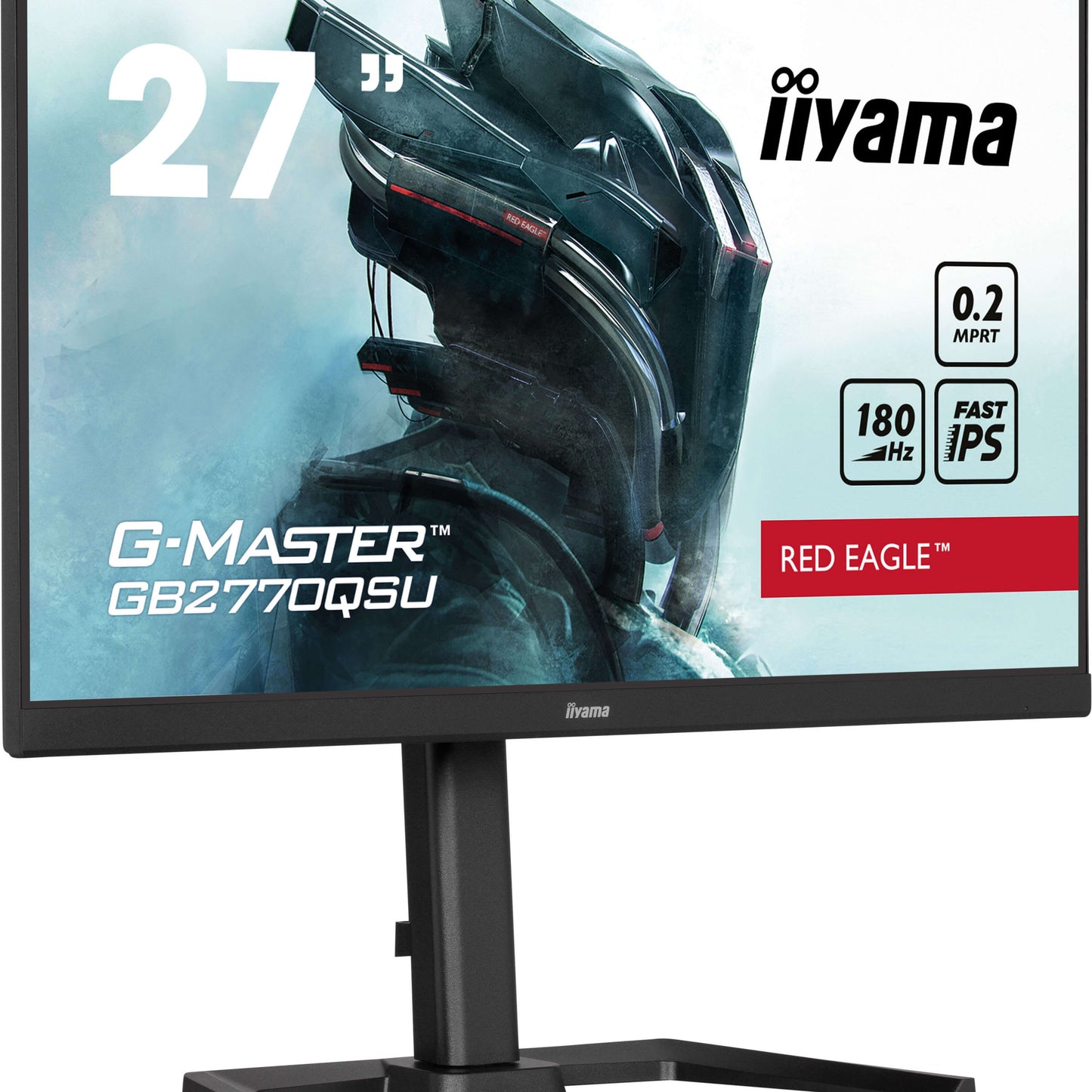 iiyama G-Master GB2770QSU-B6 27" Red Eagle Fast-IPS 0.2ms Gaming Monitor