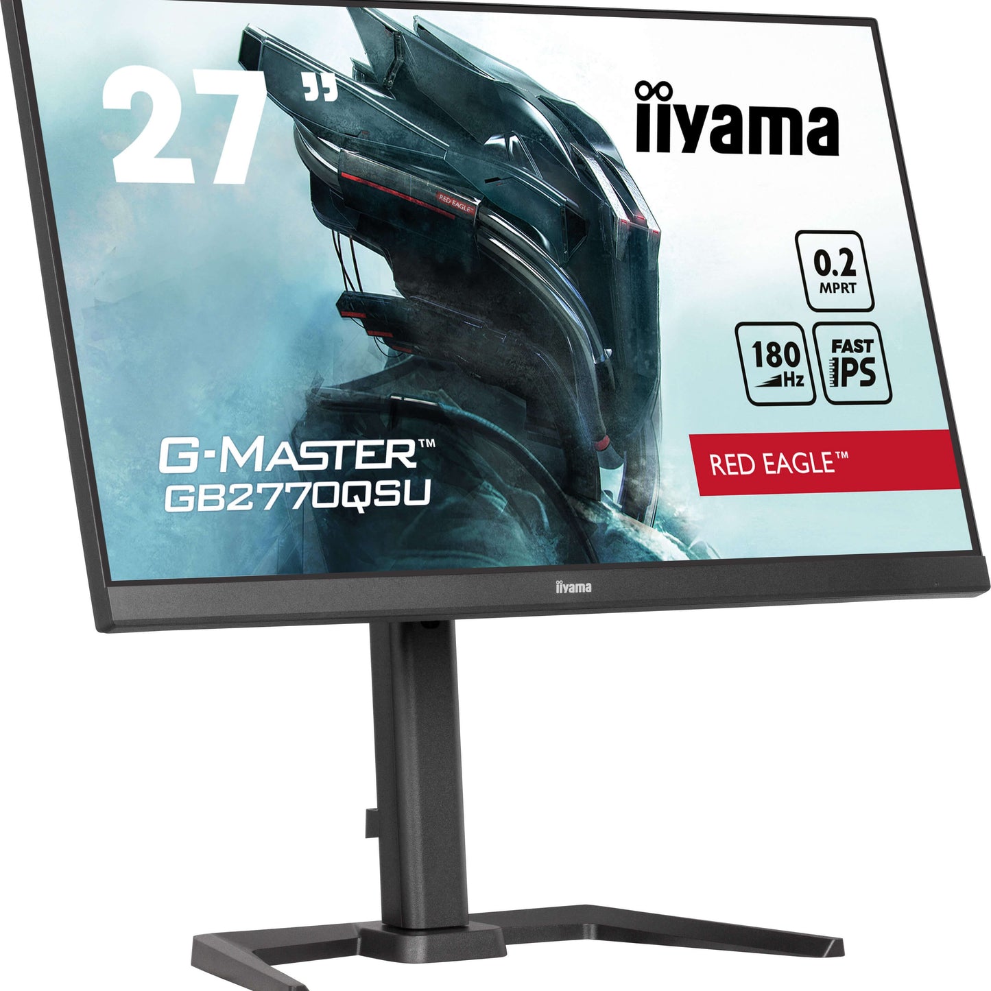 iiyama G-Master GB2770QSU-B6 27" Red Eagle Fast-IPS 0.2ms Gaming Monitor