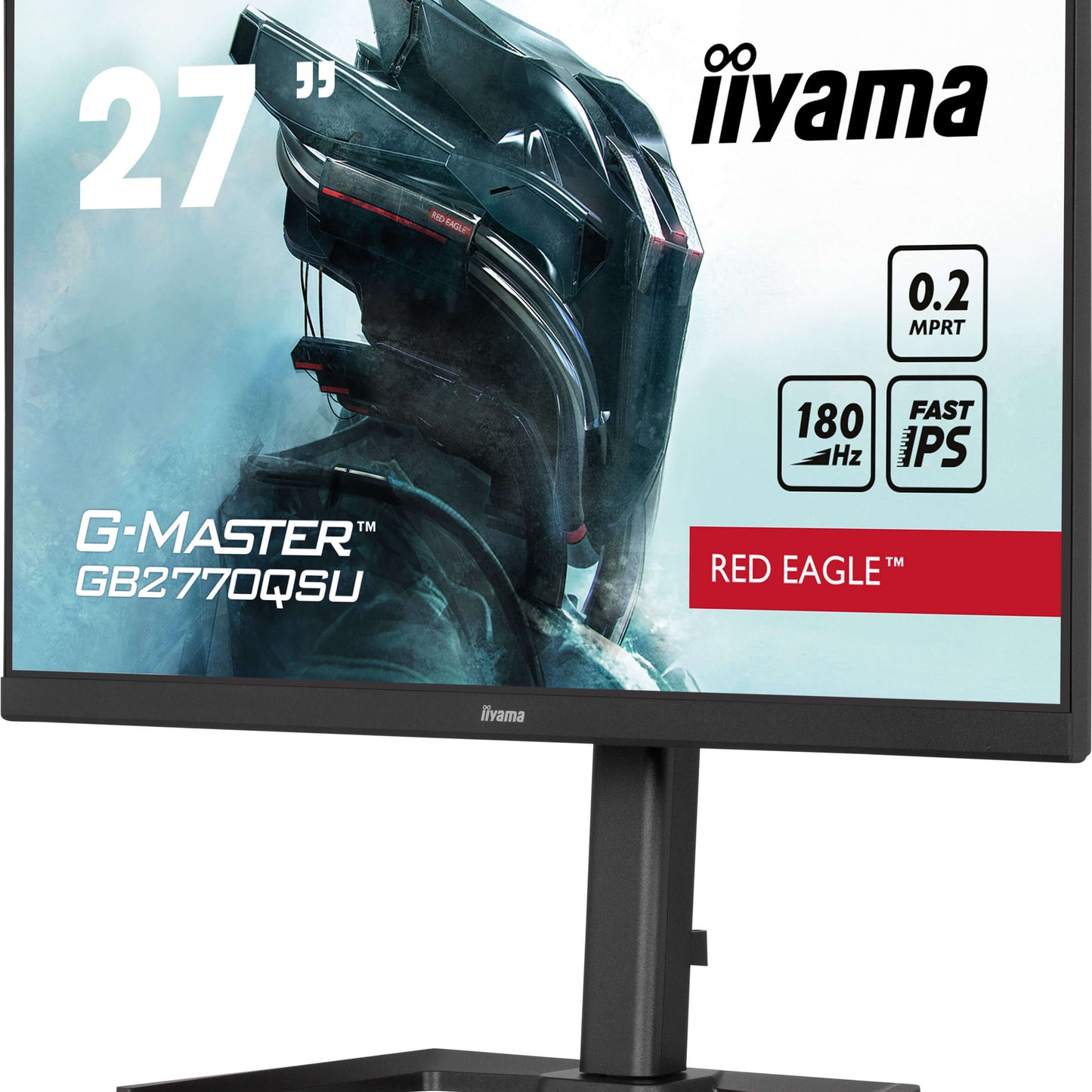 iiyama G-Master GB2770QSU-B6 27" Red Eagle Fast-IPS 0.2ms Gaming Monitor