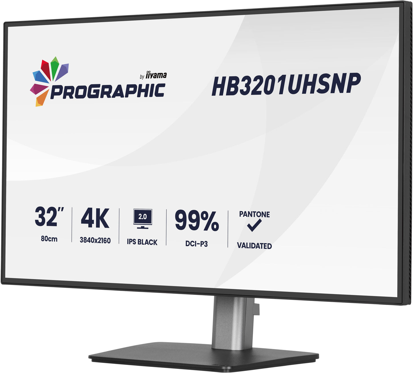 iiyama ProGraphic HB3201UHSNP-B1 32" 4K Pantone Validated Colour Display