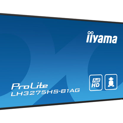iiyama ProLite LH3275UHS-B1AG 32" 4K UHD 24/7 Display with Android OS, FailOver and Intel SDM slot
