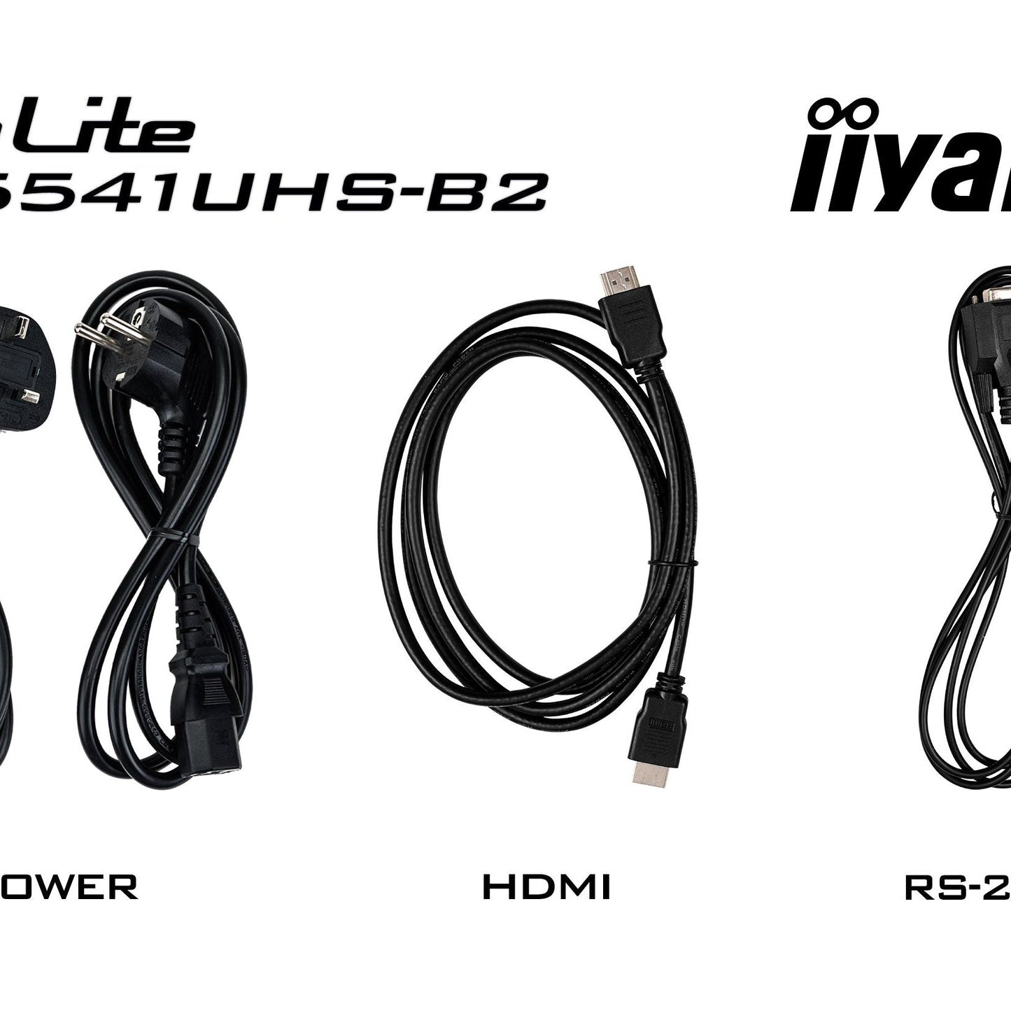 iiyama ProLite LH5541UHS-B2 55" Professional Digital Signage display with 4K UHD resolution and 24/7 operating time