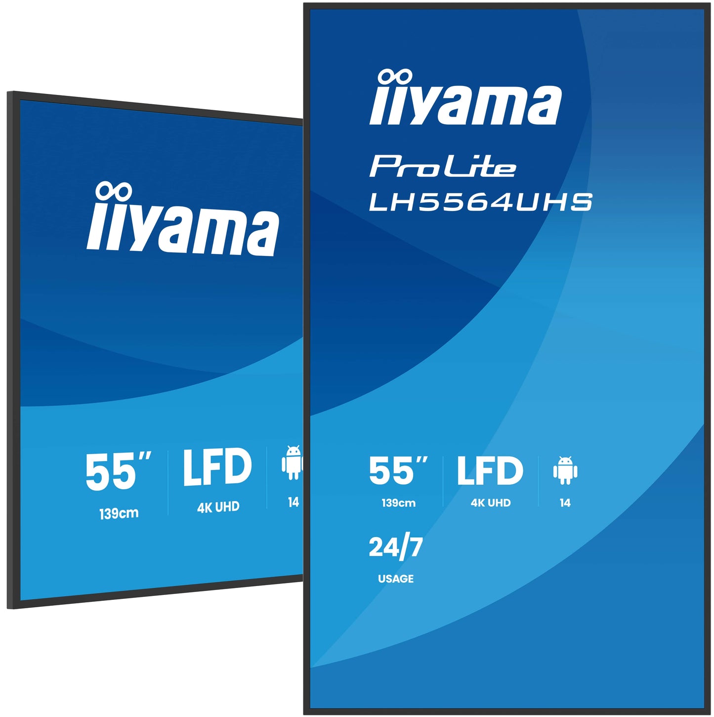 iiyama ProLite LH5564UHS-B1AG 55" 4K UHD Professional Digital Signage Display