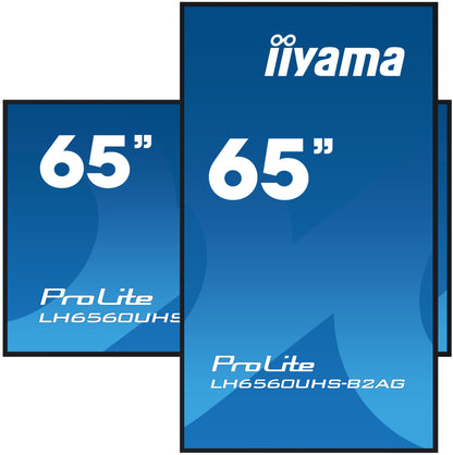 iiyama ProLite LH6560UHS-B2AG 65" 4K UHD ELED VA Low Power Large Format Display