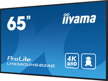 iiyama ProLite LH6560UHS-B2AG 65" 4K UHD ELED VA Low Power Large Format Display