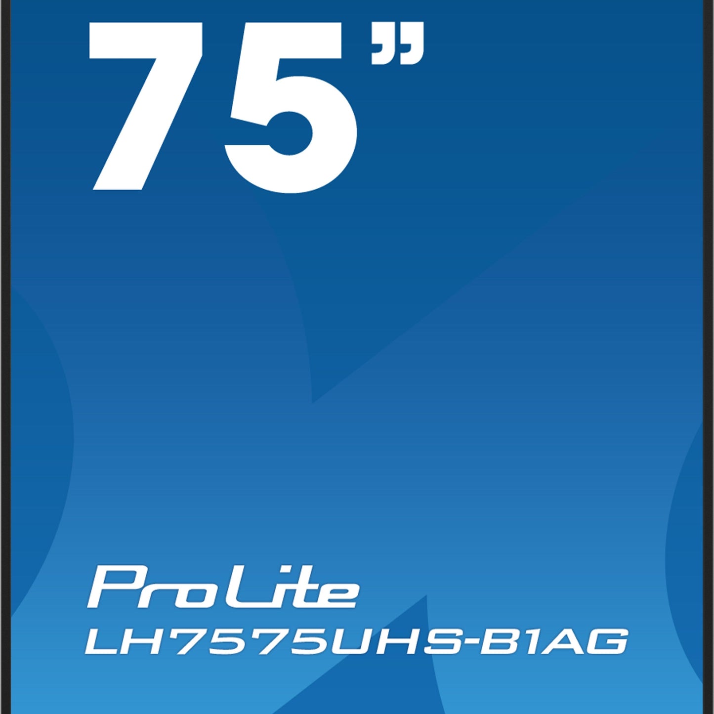 iiyama ProLite LH7575UHS-B1AG 75" 4K UHD 24/7 Display with Android OS, FailOver and Intel SDM slot