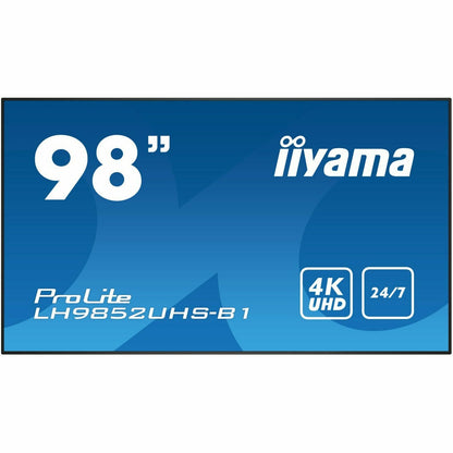 iiyama ProLite LH9852UHS-B1 98" 4K Professional Digital Signage 24/7 LFD