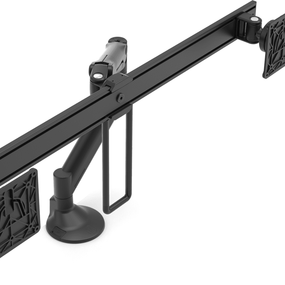 Metalicon TSR902-BK Levo Twin Screen Mounting Rail