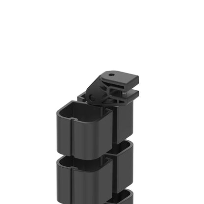 Metalicon VCS4/HBL Linx Cable Spine for Back-to-Back Sit-Stand Desk with Central Cable Tray