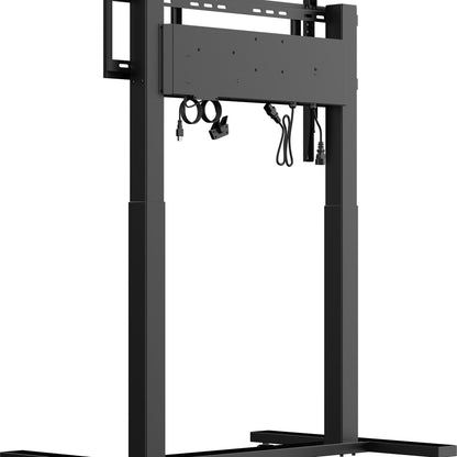 iiyama MD CAR2011-B1 Double Column Electric AV Cart with Floor Lift on Wheels