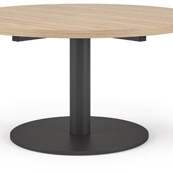 Narbutas COM080-D2A Round Table with Black Metal Base