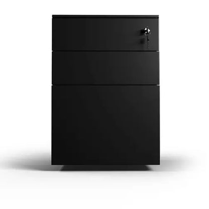 Formetiq PMS4521 Cube Steel Pedestal 2 Personal Drawers 1 File Drawer