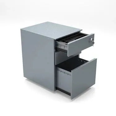 Formetiq PMS4521 Cube Steel Pedestal 2 Personal Drawers 1 File Drawer