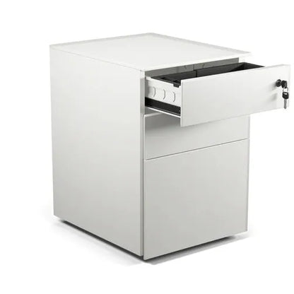 Formetiq PMS4521 Cube Steel Pedestal 2 Personal Drawers 1 File Drawer