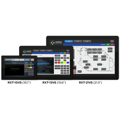 Aurora Multimedia RXT-10VS-B 10.1" VESA Mount ReAX Touch Panel Control System (Black)