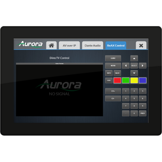 Aurora Multimedia RXT-10VS-W 10.1" VESA Mount ReAX Touch Panel Control System (White)