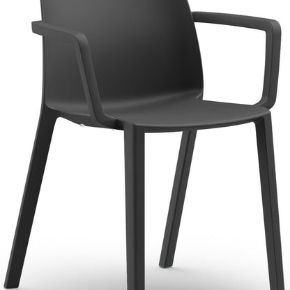 Formetiq B/SCPAP-E4 Palermo 4-Leg Chair with Integrated Arms