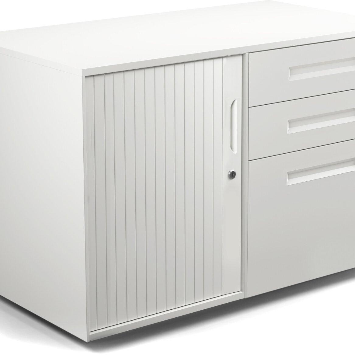 Formetiq SMC9521 Formetiq Spectrum Caddy Unit 2 Personal Drawers 1 File Drawer Shelf Tambour Cupboard